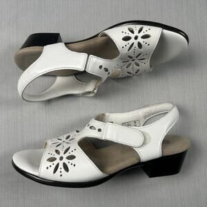 SAS Tripad Comfort Sunburst Women’s Size 8 Narrow White Summer Sandals 2495171 2